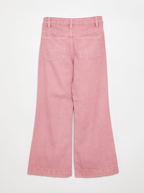 Pantalon flare en denim - Kiabi Pantalon flare en denim - Kiabi