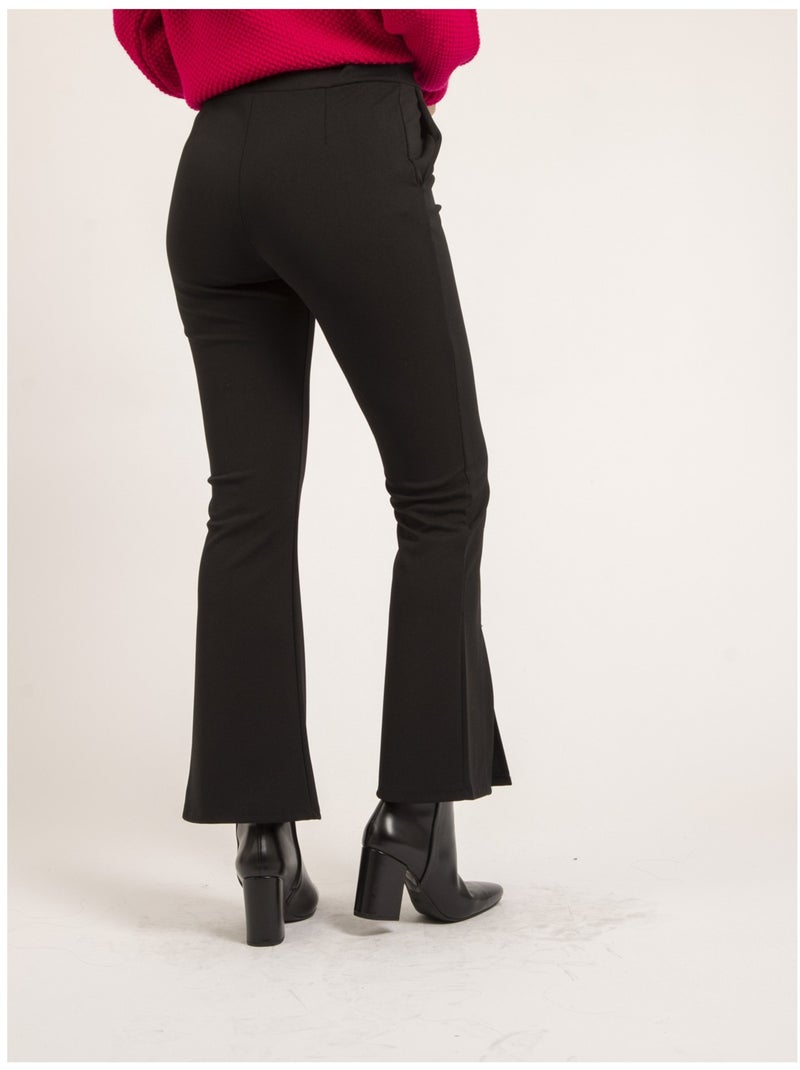 Pantalon flare ENORA Noir - Kiabi