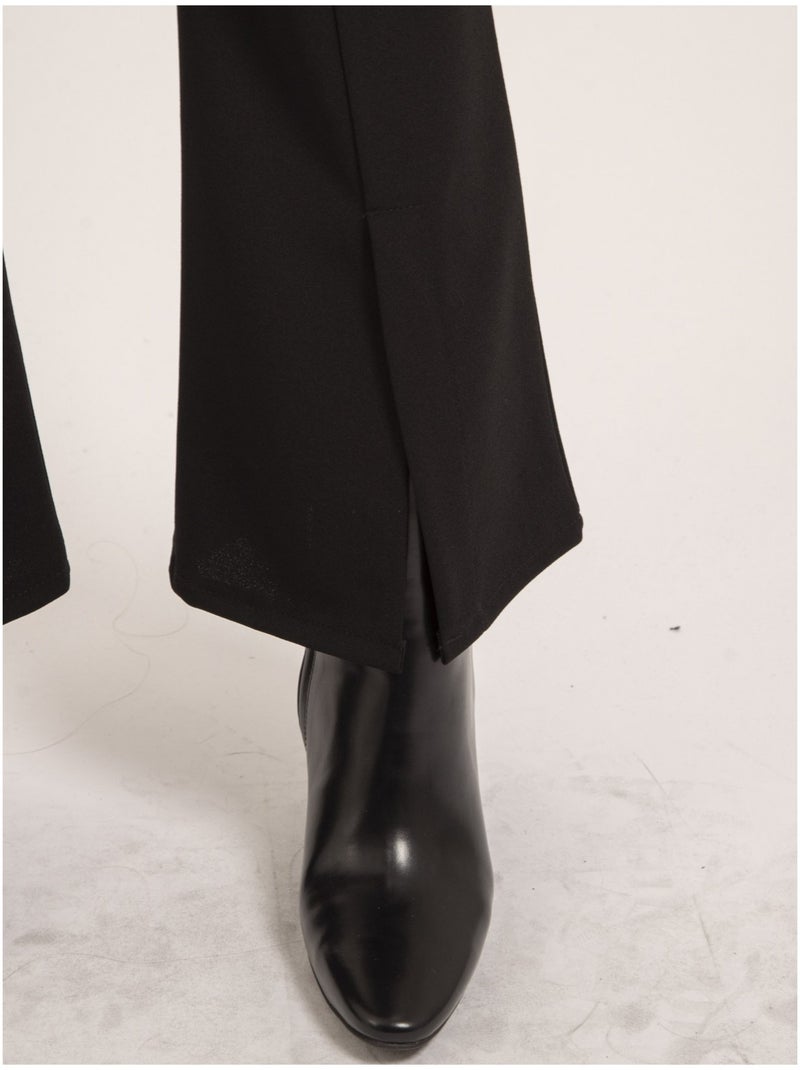 Pantalon flare ENORA Noir - Kiabi
