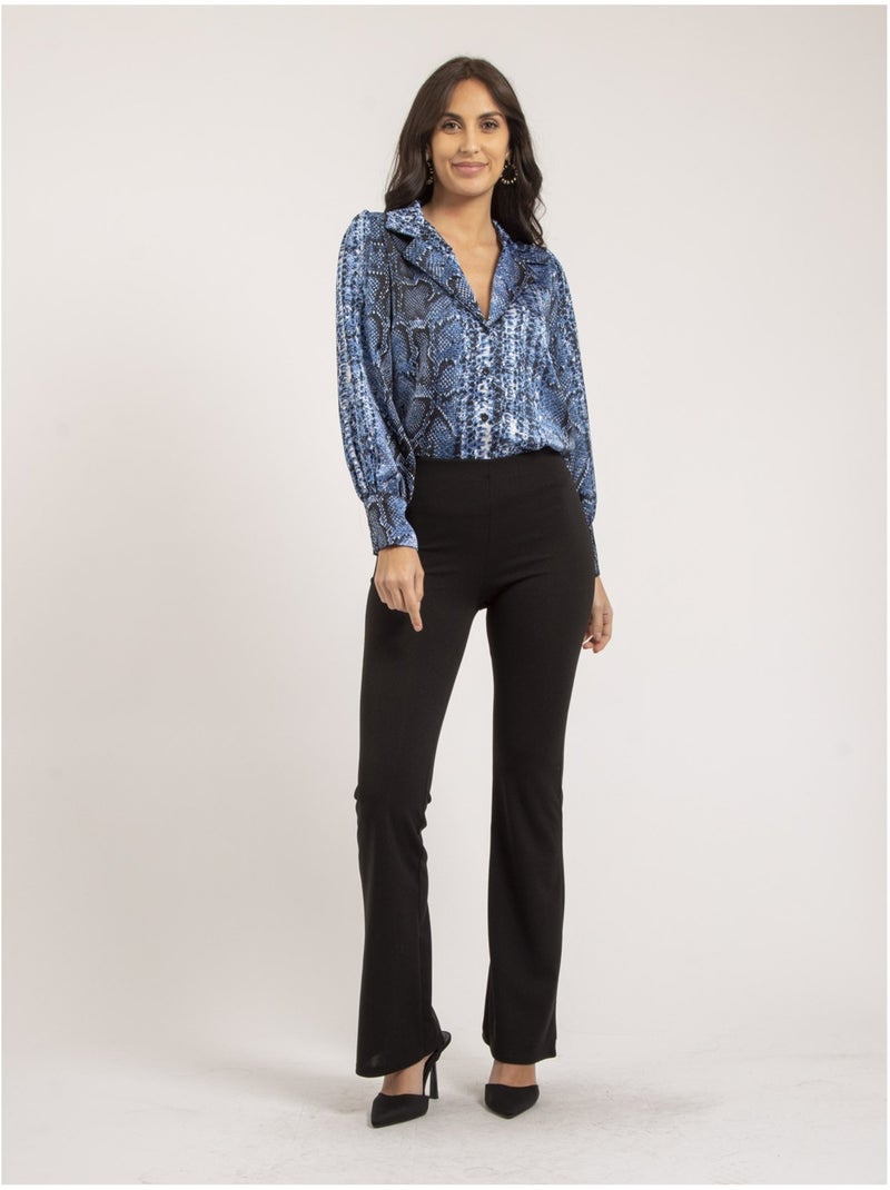 Pantalon flare ETIENNA Noir - Kiabi