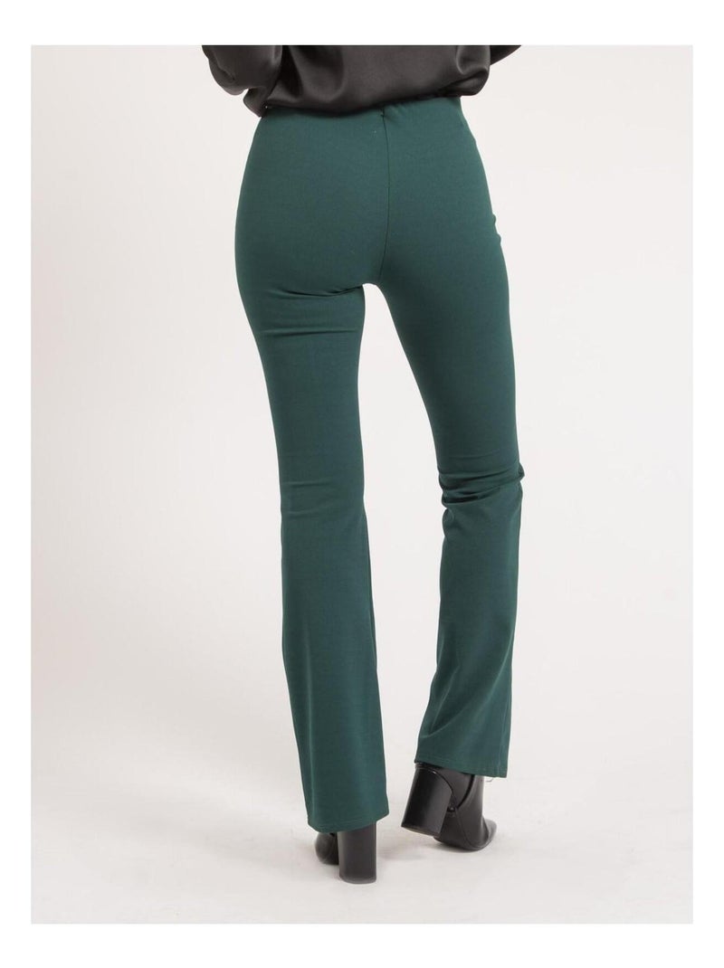 Pantalon flare ETIENNA Vert forêt - Kiabi