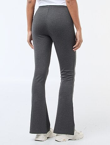 Pantalon flare femme en maille légère
