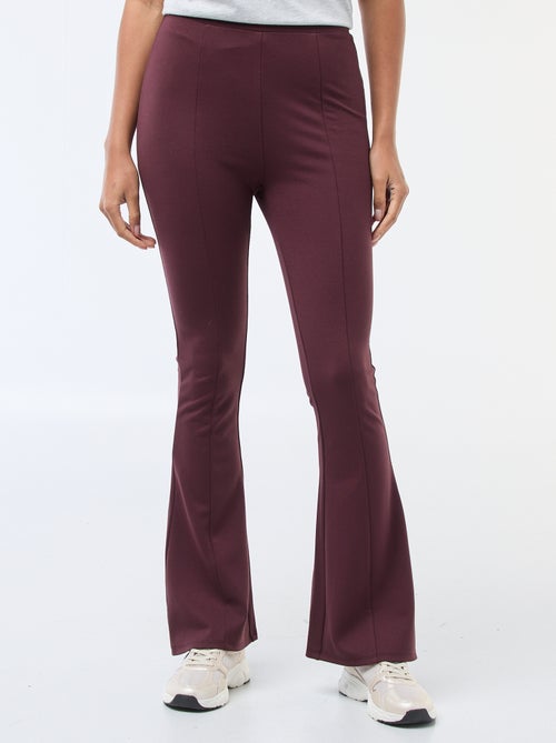 Pantalon flare femme en maille légère - Kiabi Pantalon flare femme en maille légère - Kiabi