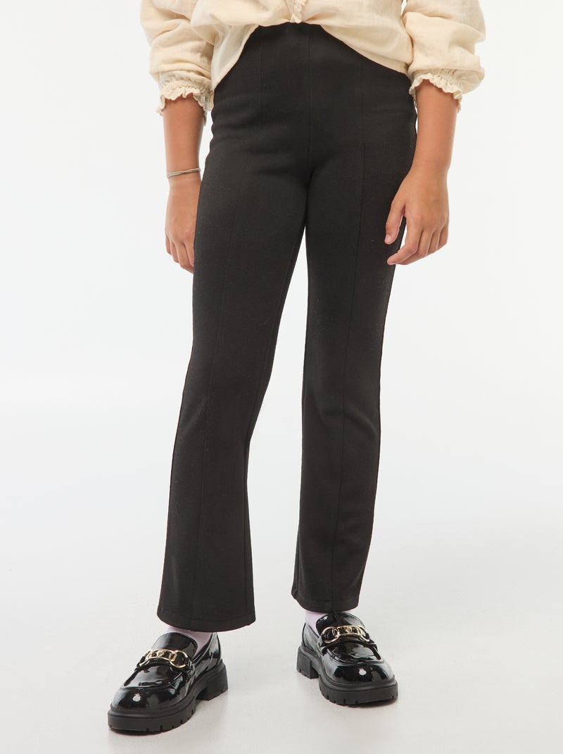 Pantalon flare Noir - Kiabi