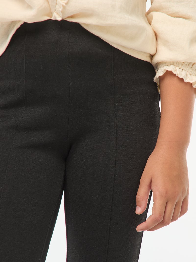 Pantalon flare Noir - Kiabi