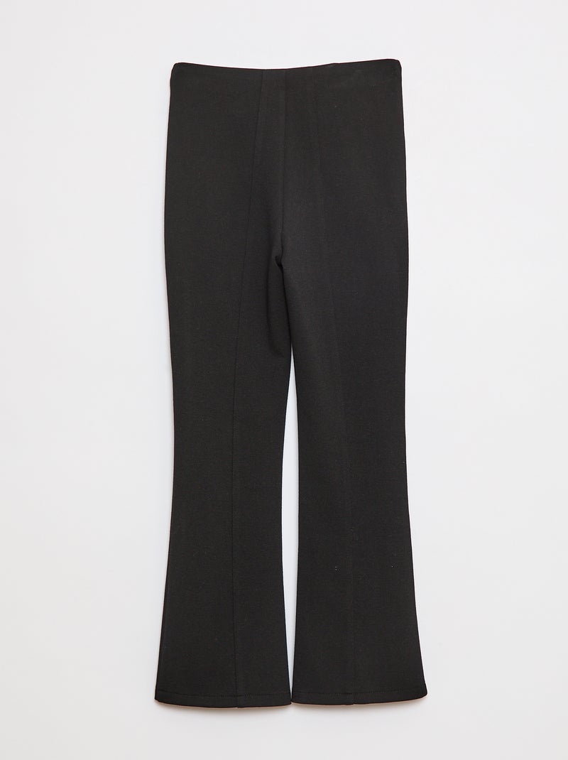 Pantalon flare Noir - Kiabi