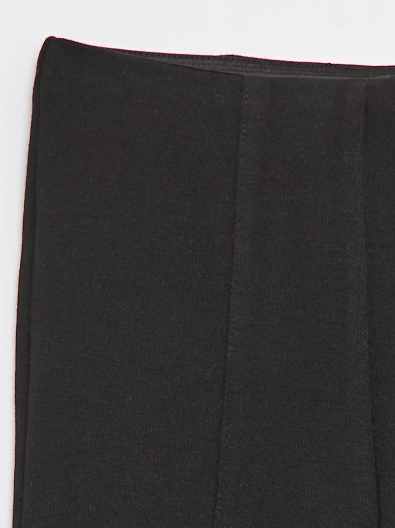 Pantalon flare Noir - Kiabi