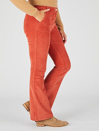 Pantalon flare velours - Damart