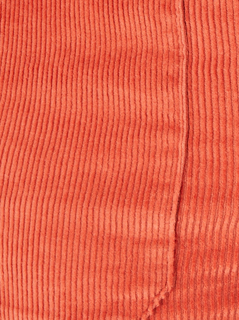 Pantalon flare velours - Damart Abricot - Kiabi