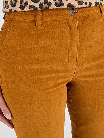 Pantalon flare velours - Damart