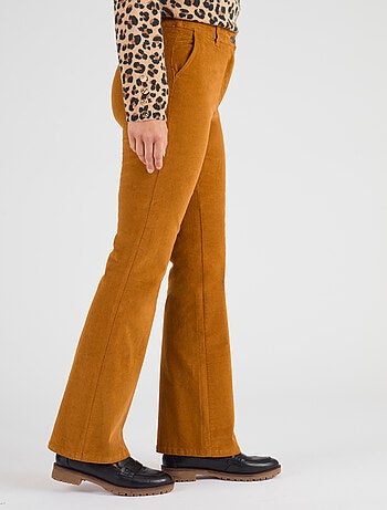 Pantalon flare velours - Damart