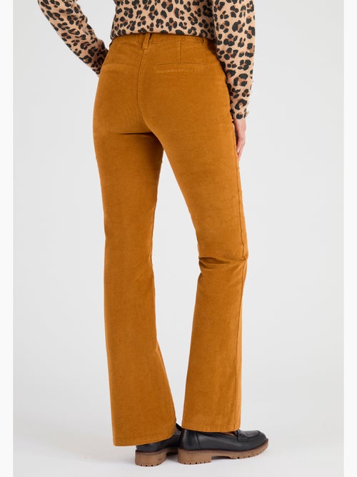 Pantalon flare velours - Damart - Kiabi