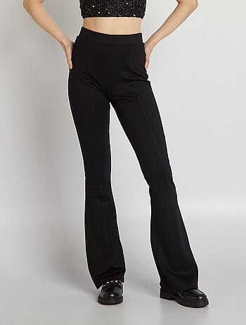 Pantalon flare/bootcut en matière stretch