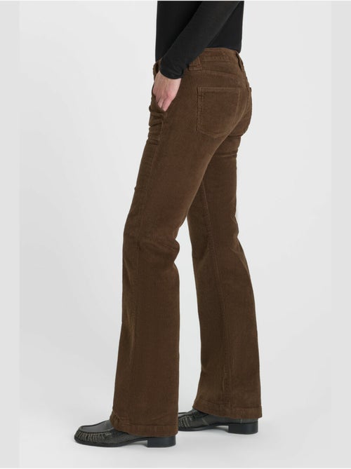 Pantalon flarevel flare 'le temps des cerises' - Kiabi