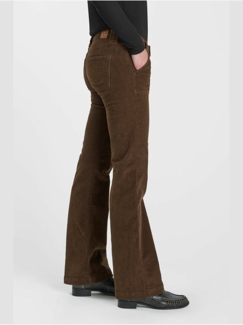 Pantalon flarevel flare 'le temps des cerises' - Kiabi