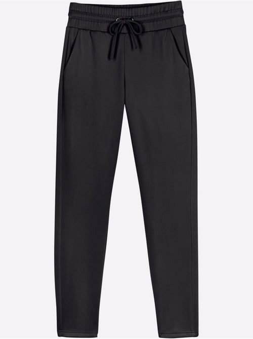 Pantalon flexible avec ceinture élastique et poches devant - Taille standard - Moda Vilona - Kiabi