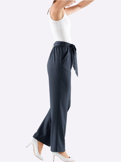 Pantalon fluide à ceinture amovible avec poches pratiques - Taille standard - Witt - Kiabi