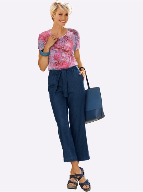 Pantalon fluide à ceinture amovible avec poches pratiques - Taille standard - Witt - Kiabi