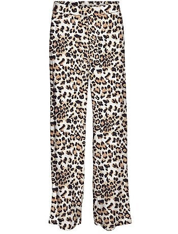 Pantalon Fluide à Motifs Animalier Femme Vero Moda