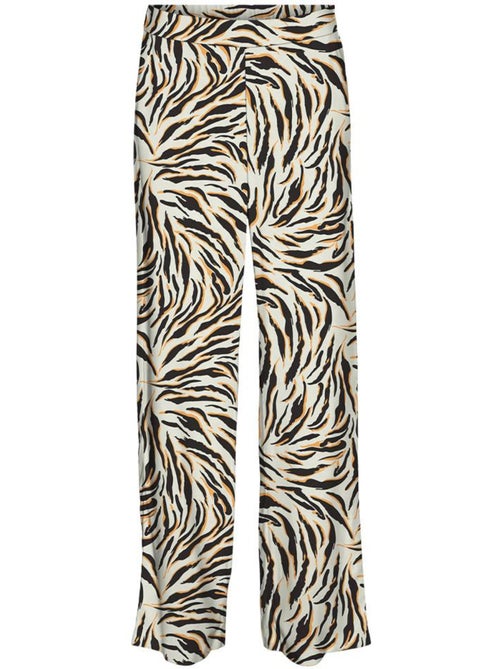 Pantalon Fluide à Motifs Femme Vero Moda - Kiabi