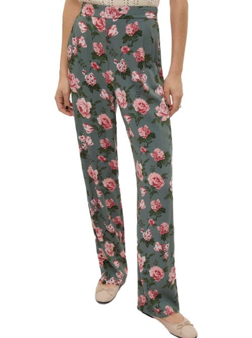 Pantalon Fluide à Motifs Femme Vero Moda - Kiabi