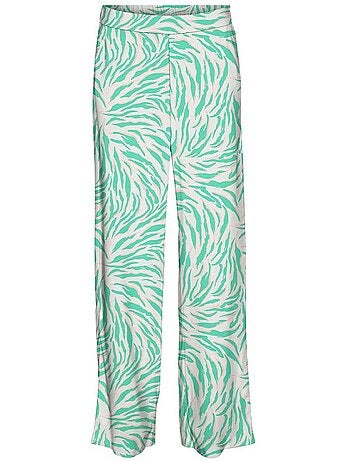 Pantalon Fluide à Motifs Animalier Femme Vero Moda