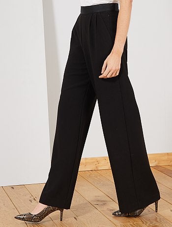 Pantalon fluide à pinces - Kiabi