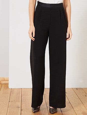 Pantalon fluide à pinces - Kiabi