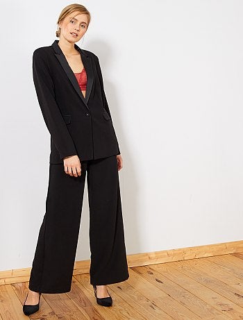 Pantalon fluide à pinces - Kiabi