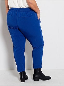 Pantalon fluide avec ceinture - Kiabi