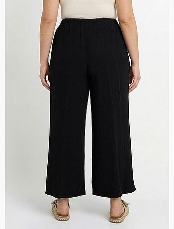 Pantalon fluide avec lin, effet naturel - AFIBEL