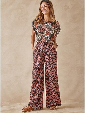 Pantalon fluide bas large - DAXON