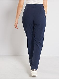 Pantalon fluide ceinturé - Kiabi