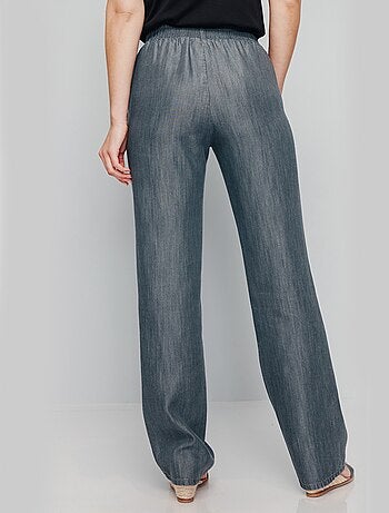 Pantalon fluide ceinture élastiquée - Afibel