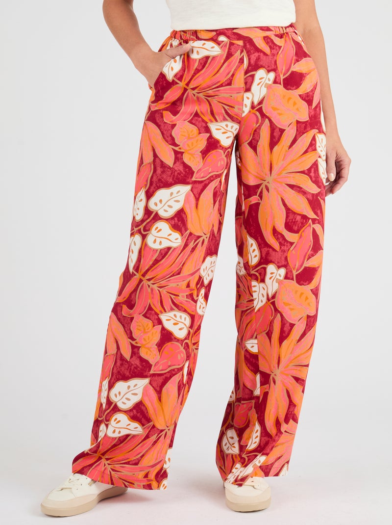 Pantalon fluide Climatyl - Damart Rouge - Kiabi