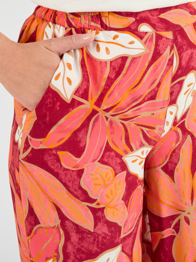 Pantalon fluide Climatyl - Damart Rouge - Kiabi