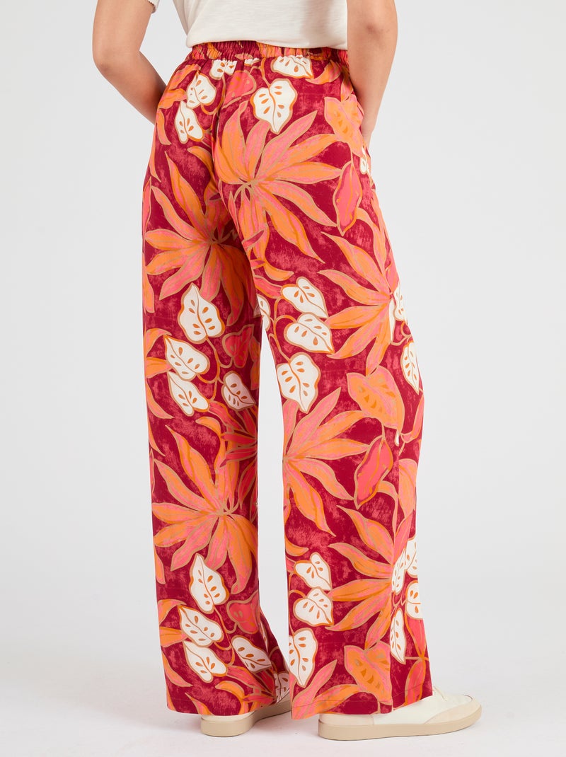 Pantalon fluide Climatyl - Damart Rouge - Kiabi