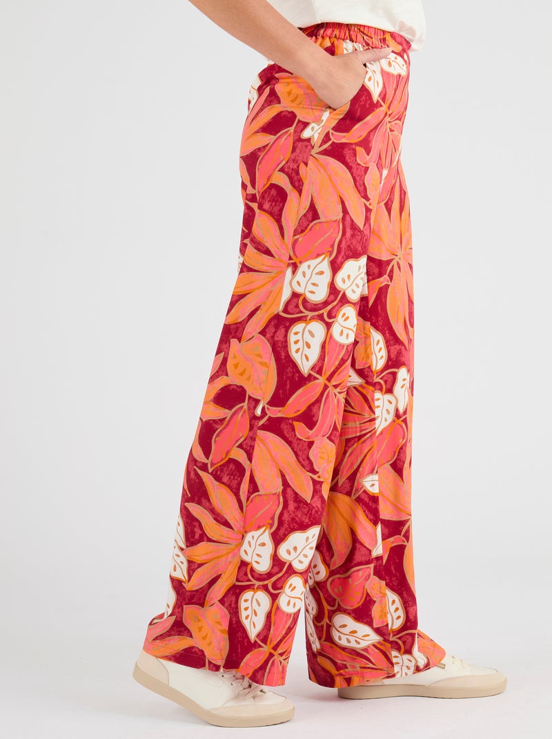 Pantalon fluide Climatyl - Damart Rouge - Kiabi