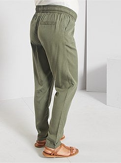 Pantalon fluide de maternité - Kiabi