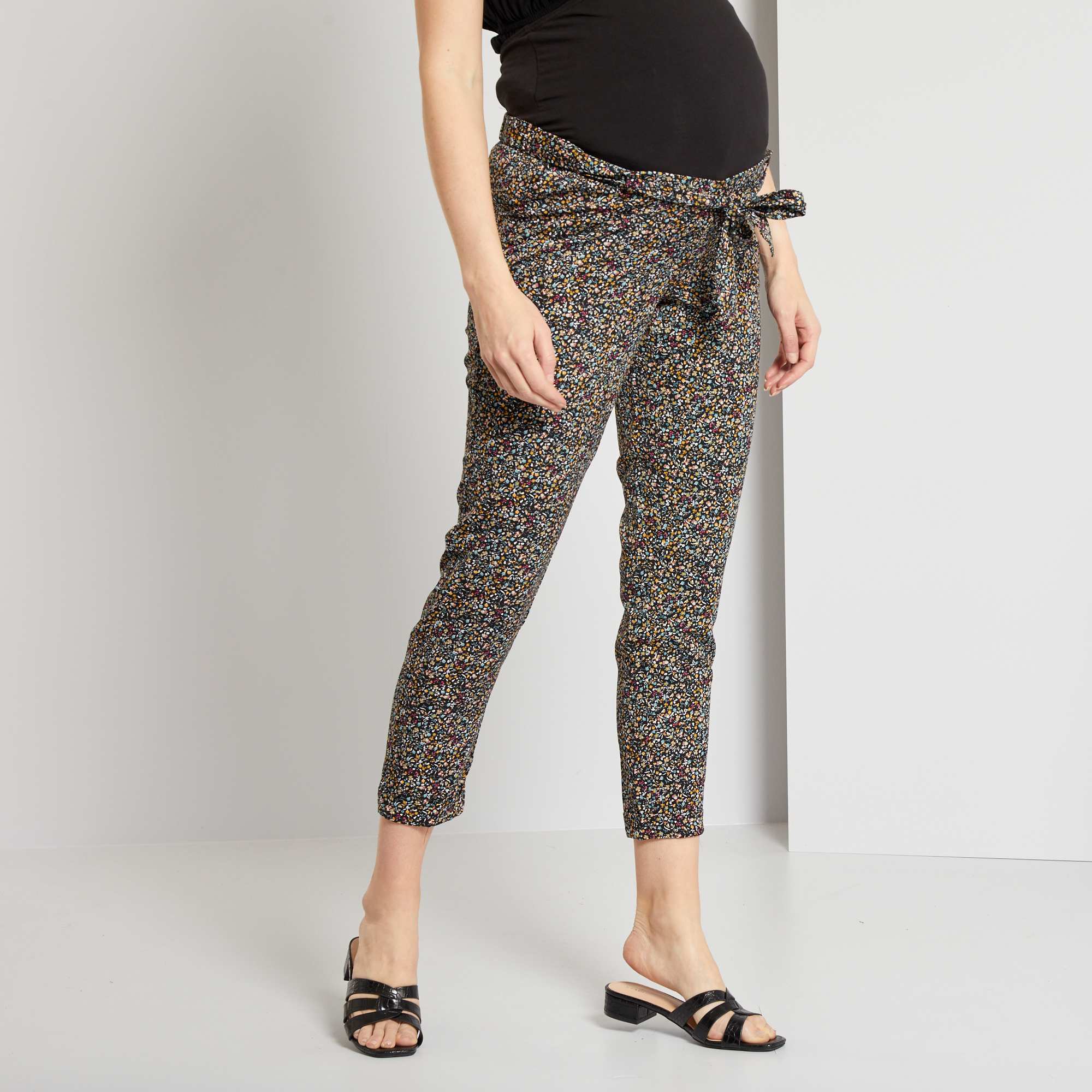 Legging Maternité Bootcut Pantalon Grossesse Yoga Confortable