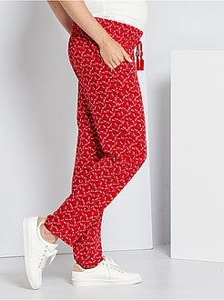 Pantalon fluide de maternité - Kiabi