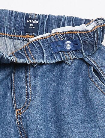 Pantalon fluide effet jean