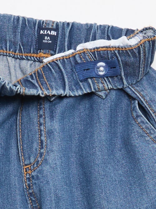 Pantalon fluide effet jean - Kiabi