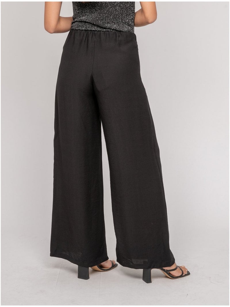 Pantalon fluide EJORDIE Noir - Kiabi