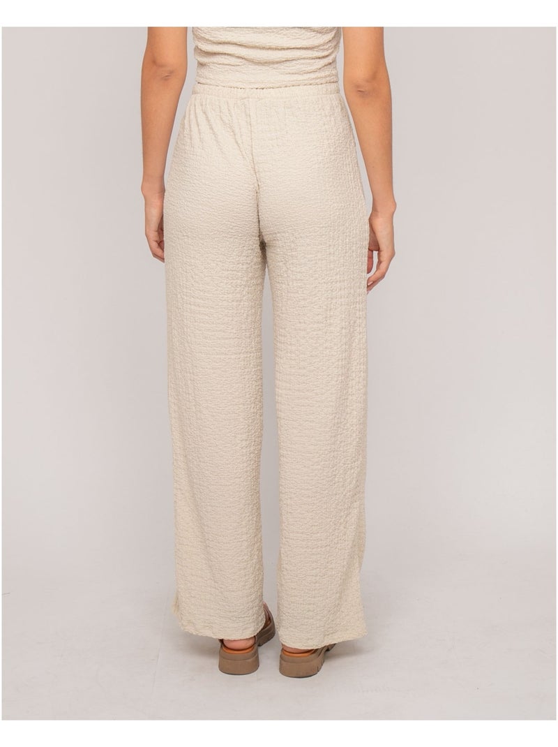Pantalon fluide ELAIA Ecru - Kiabi