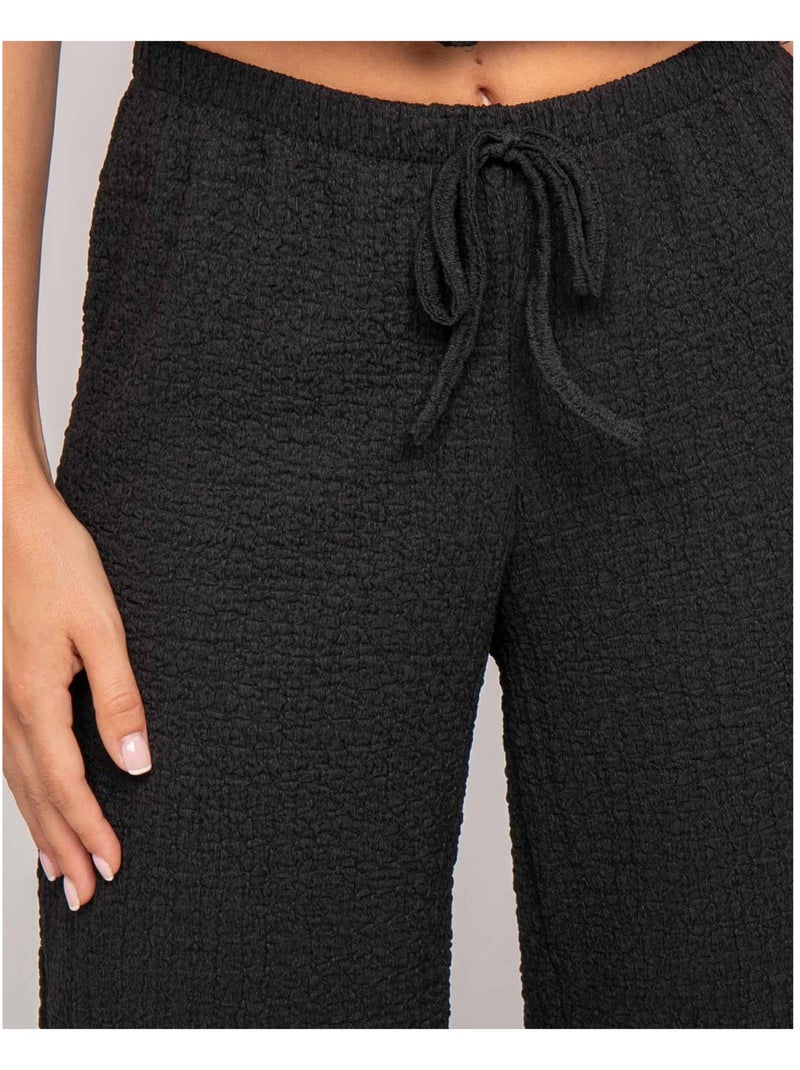 Pantalon fluide ELAIA Noir - Kiabi