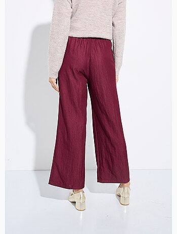 Pantalon fluide élastiqué twill uni - AFIBEL
