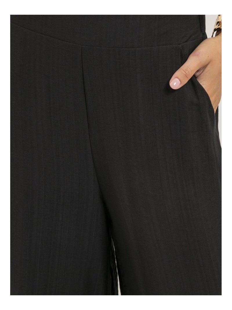 Pantalon fluide EPENE Noir - Kiabi