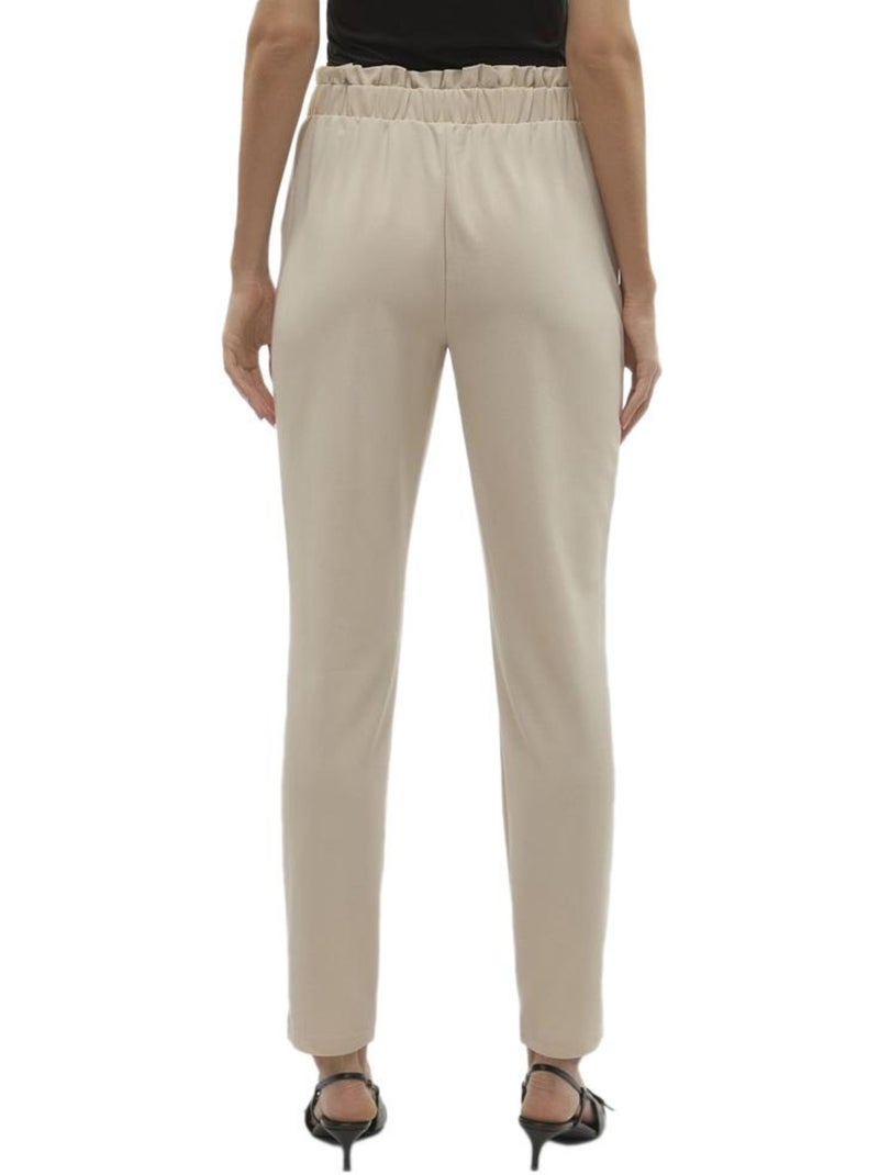 Pantalon fluide femme vero moda Beige - Kiabi