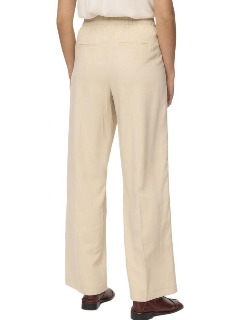Pantalon fluide femme vero moda Beige - Kiabi